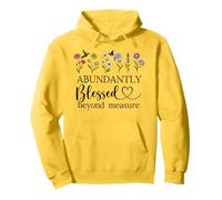 Abundantly Blessed Beyond Measure Christian Bible Verses God Sudadera con Capucha