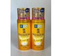 Aburiya [Lote de 2] Hadalabo Gokujyun Premium Emulsión Hialurónica 140ml, Hecho en Japón
