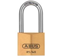 ABUS 02412 85 / 40mm Candado de Latón 40mm Arco Largo