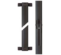 Abus 07434 FOS550A B AL0125 - Cierre de barra con alarma para ventana, color negro