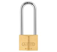 Abus Mecánico 65/40mm Candado de Latón 63mm Arco Largo en Caja ABU6540LS63C