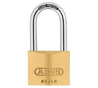 ABUS 12012 65 / 40mm Candado de Latón 40mm Arco Largo Mismo Cierre 6404