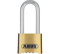 Abus 180IB/50HB63 B/DFNLI Candado Combinado Cuerpo Latón Forjado Mango Acero Inoxidable Código Numérico