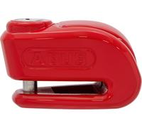 ABUS 370 Trigger Alarm 2.0 - Candado de Disco de Freno para Motocicleta con función de Alarma para la Seguridad de Motocicletas Ligeras y Scooters, con Perno de Cierre de 10 mm de Grosor, Color Rojo