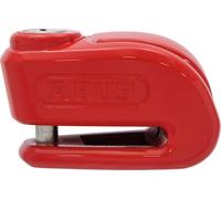 ABUS 370 Trigger Alarm 2.0 - Candado de Disco de Freno para Motocicleta con función de Alarma para la Seguridad de Motocicletas Ligeras y Scooters, con Perno de Cierre de 10 mm de Grosor, Color Rojo