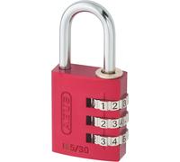 ABUS 46615 Combinación Cerradura 145/30 Rojo