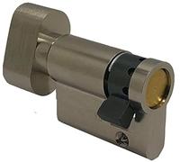 Abus 47739 - Botón KE5N10 / 30 SEMICILINDRO E5 níquel 10 x 30 mm