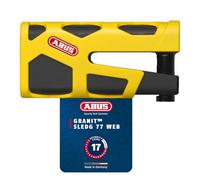 Abus 48736 Antirrobo Disco Moto, Amarillo, Medium