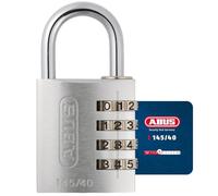 Abus 488146 145/40 - Candado de combinación, color plateado