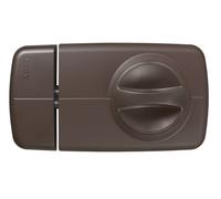 Abus 532689 7010 B - Cerrojo extra para puerta con pomo giratorio, color marrón