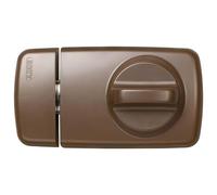 ABUS Cerrojo extra para puerta 532689 7010 B con pomo giratorio marrón