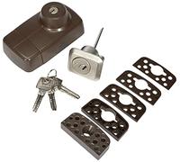 Abus 552687-7025_S_B Cerrojo de Sobreponer con cilindro de seguridad de puntos interior plata blister