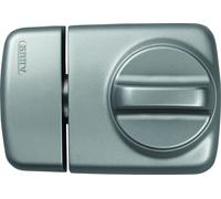 ABUS 589164 - Pestillo para puertas | Se puede cerrar desde el exterior con llave, botón giratorio interior - barras de acero ovaladas estables