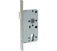 ABUS 61726 ES PZ2 L S 55 72 24 Cerradura empotrable, plata, 24 mm