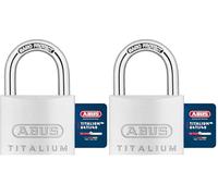 Abus 64TI/40 KA6414 - Candado Titalium de 40mm llaves iguales (Paquete de 2)