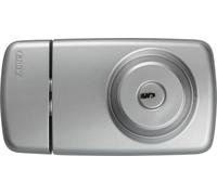 ABUS 7025 Cerrojo de Seguridad para Puertas con Doble Cilindro - Plateado