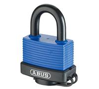 Abus 70IB 24988 - Candado para uso al aire libre, acero inoxidable, afinados 6401, azul