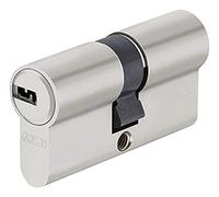 ABUS 71031 ec-snp40/70 - Puerta cilíndrica niquelada mate, 40 x 70 mm