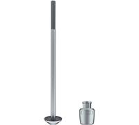 ABUS 764967 nutfix QR Eje único Bicicleta Bloqueo, Plata