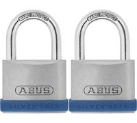 ABUS 80888 - Candado | Cilindro de 5 pines, grillete de acero endurecido con revestimiento NanoProtect, llave igual, 186 g, 42,4 × 64,8 × 20 mm