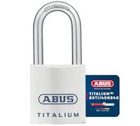 Abus 80TI/40HB40_KA - Candado Titalium arco Nano protect y llave de 6 pitones 40mm arco largo llaves iguales