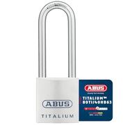 Abus 80TI/40HB63KA8012 - Candado Titalium arco Nano protect y llave de 6 pitones 40mm arco extralargo llaves iguales