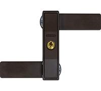 ABUS 85002 2530 B - Candado, AL0145 Cerradura para ventana | Para ventanas de hoja única y doble, grosor de pliegue 1 - 25 mm, ancho 22 mm, madera/plástico/aluminio, montaje sin taladrar