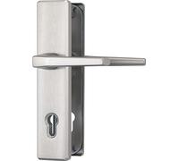 ABUS Accesorio de seguridad para puerta HLS214 F9 de acero inoxidable 31699 con doble manija (el embalaje puede variar)
