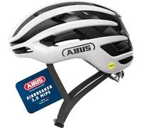 ABUS AirBreaker 2.0 MIPS Road Cycling Helmet, Ventilated Design, Size M, White