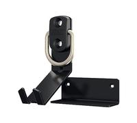 ABUS Anclaje de pared con soporte de pared WBA65 B/BS + portabicicletas - portabicicletas para e-bikes y bicicletas - protección que ahorra espacio para bicicletas de dos ruedas en garajes y sótanos