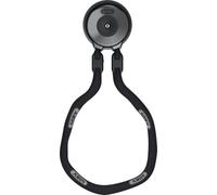 ABUS Anclaje de pared WCH + cadena ACH 9KS - para la protección antirrobo de bicicletas y motocicletas en garajes, sótanos o delante de la casa - nivel de seguridad 13-110 cm cadena larga