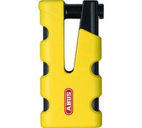 ABUS Bloqueo de disco de freno Granit Sledg 77 amarillo - Bloqueo de motocicleta con cilindro XPlus seguro y cable recordatorio - Nivel de seguridad 17 - Amarillo