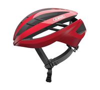 ABUS Aventor - Casco de bicicleta muy bien ventilado para ciclismo deportivo profesional - Unisex, para hombre y mujer - Rojo, talla S