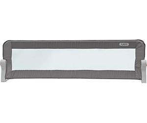 ABUS Barandilla de Cama Eric para bebés y niños, protección contra caídas para Las Camas de los Padres, cunas o Camas Familiares, Plegable para Viajar, Protector de Cama de 150 cm, Gris