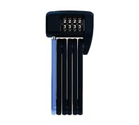 ABUS Bordo Lite 6055C cerradura plegable - con código de combinación - Cerradura de combinación extra-ligera de acero especial - nivel de seguridad 7 - 60 cm - negro/azul