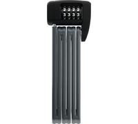 ABUS Bordo Lite 6055C SH cerradura plegable - con soporte y código de combinación - Cerradura de combinación extra-ligera de acero especial - Nivel de seguridad 7 - 85 cm - Negro