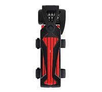ABUS Bordo Lite 6055C SH cerradura plegable - con soporte y código de combinación - Cerradura de combinación extraligera de acero especial - Nivel de seguridad 7 - 85 cm - Rojo