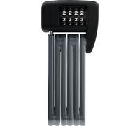 ABUS Bordo Lite 6055C SH cerradura plegable - con soporte y código de combinación - Cerradura de combinación extra-ligera de acero especial - nivel de seguridad 7 - 60 cm - Negro