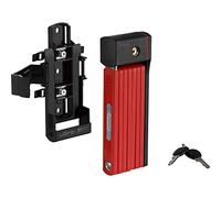 Candado para bicicleta plegable Abus uGrip BORDO™ 5700K/100 rojo + soporte SH
