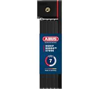 ABUS Bordo uGrip 5700K SH candado plegable con soporte - Candado para bicicleta con barras de 5 mm de grosor - Nivel de seguridad 7-80 cm - Negro