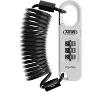 ABUS Cable antirrobo Combiflex TripMate 180, cable de 180 cm, color blanco