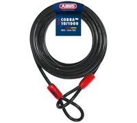 ABUS Cable de lazo Cobra 10 - cable de acero recubierto de plástico - seguridad para accesorios de bicicletas y motos - 10 metros de longitud, 10 mm de grosor