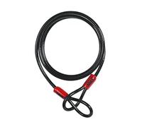 ABUS Cable de Seguridad Cobra 10, para Bicicleta y Moto, 3 m de largo | Cable de lazo con cable de acero de 10 mm, dos extremos en lazo, recubrimiento plástico protector
