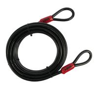 ABUS Cable de trabilla Cobra negro 10 mm / 140 cm