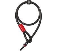 ABUS Cable enchufable para candado de cuadro - Cable adaptador 12/100 - Candado de bicicleta con 100 cm de longitud - Cable de acero de 12 mm de grosor, negro