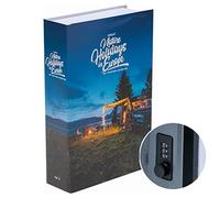 ABUS Caja Fuerte Libro Decorativa - Compartimento Secreto, Azul