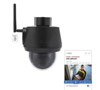 ABUS Cámara de vigilancia con detección de Movimiento, detección de Objetos, grabaciones 4K, notificaciones Push, visión Nocturna, Audio bidireccional, Tarjeta de Memoria, máscara de privacidad y