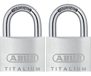 ABUS Candado ABU54TI40TC 54TI/40, juego de 2, 40 mm, 2 unidades