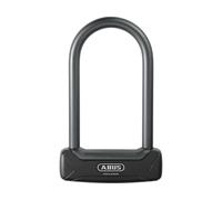 ABUS Candado de arco Granit Plus 640 con soporte TexKF negro 230 mm