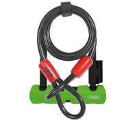 Abus Candado de Bicicleta Ultra 410 + Soporte SH34 + Cuerda de Bucle Cobra 10/120, Verde